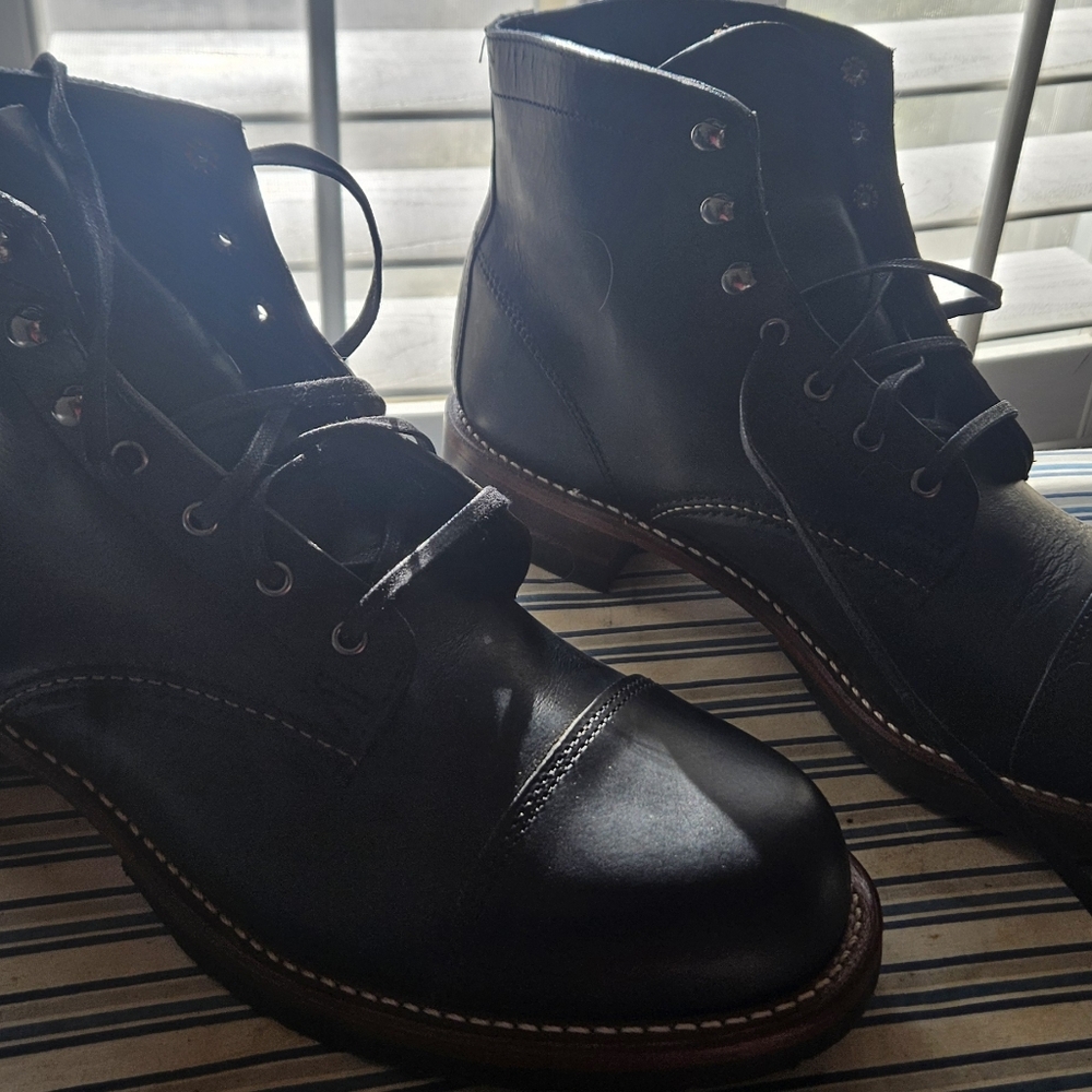 Wolverine Black Leather Men's Boots